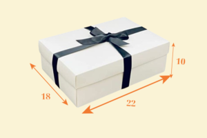 Hộp quà giấy cao cấp cán mờ HQG04