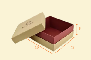 Hộp quà giấy đáy âm nắp âm HQG13