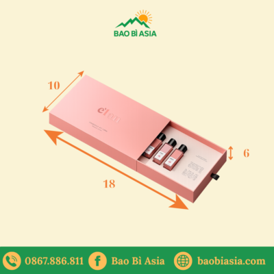 Hộp quà giấy đựng mỹ phẩm HQG05
