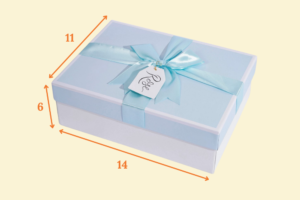 Hộp quà giấy màu pastel HQG07