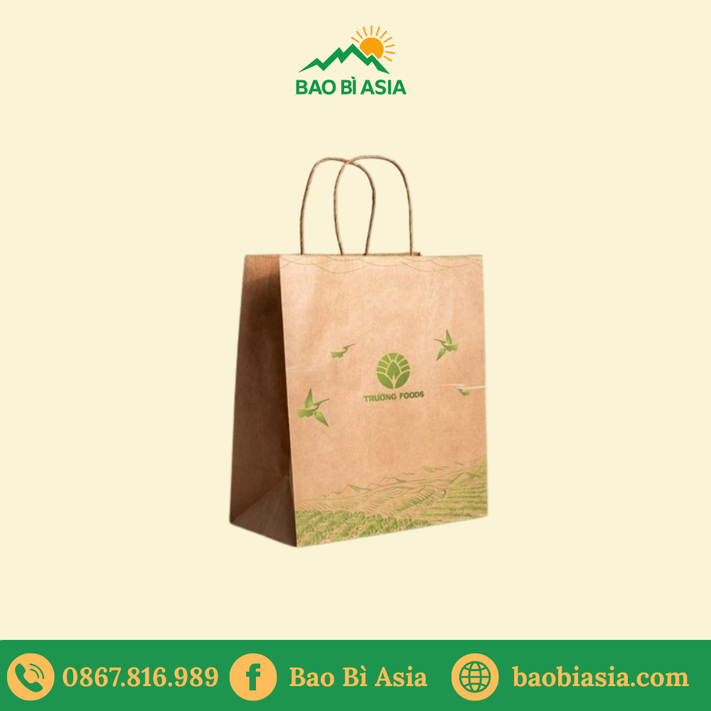 TG02 Túi Kraft Đứng Đựng Quà 28 x 10 x 21 cm