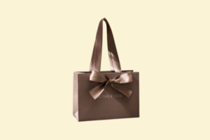 TG14 Túi Giấy Ivory Quai Ruy Băng 27 x 10 x 35 cm