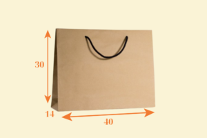 TK04 Túi Kraft nâu size XL 40×14×30
