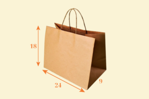 TK09 Túi Kraft đựng quà tặng 24×9×18