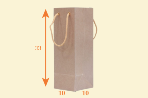 TK17 Túi Kraft đựng bình nước 10×10×33