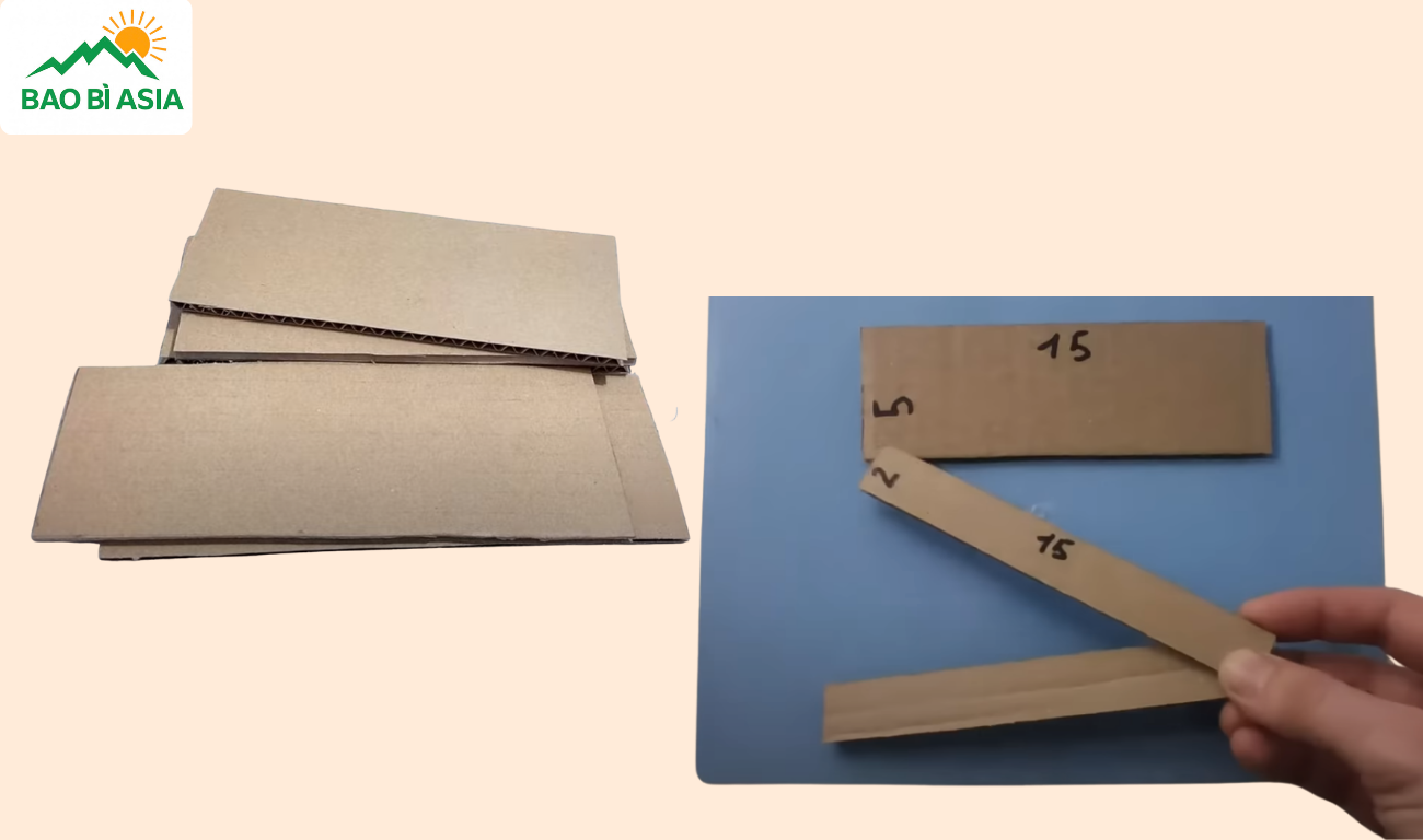 Thiết kế mô hình và cắt bìa carton thành các bộ phận của xe