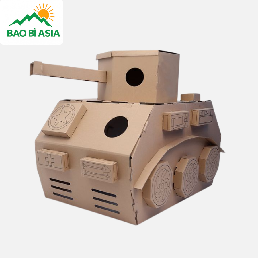 Mẫu xe tăng bằng giấy 9