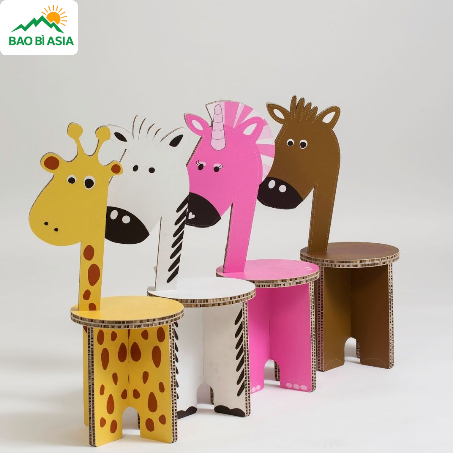 Làm con vật từ bìa carton