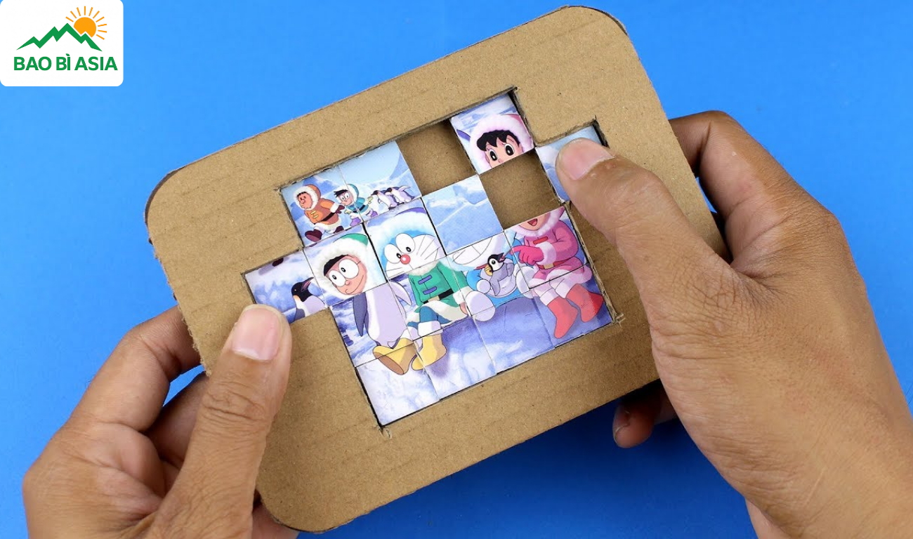 Đồ chơi ghép hình bằng giấy carton