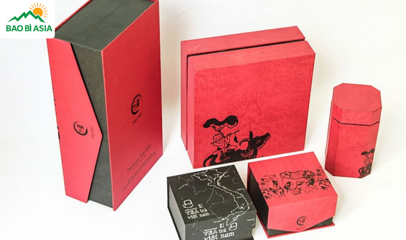 Mẫu hộp giấy mỹ thuật