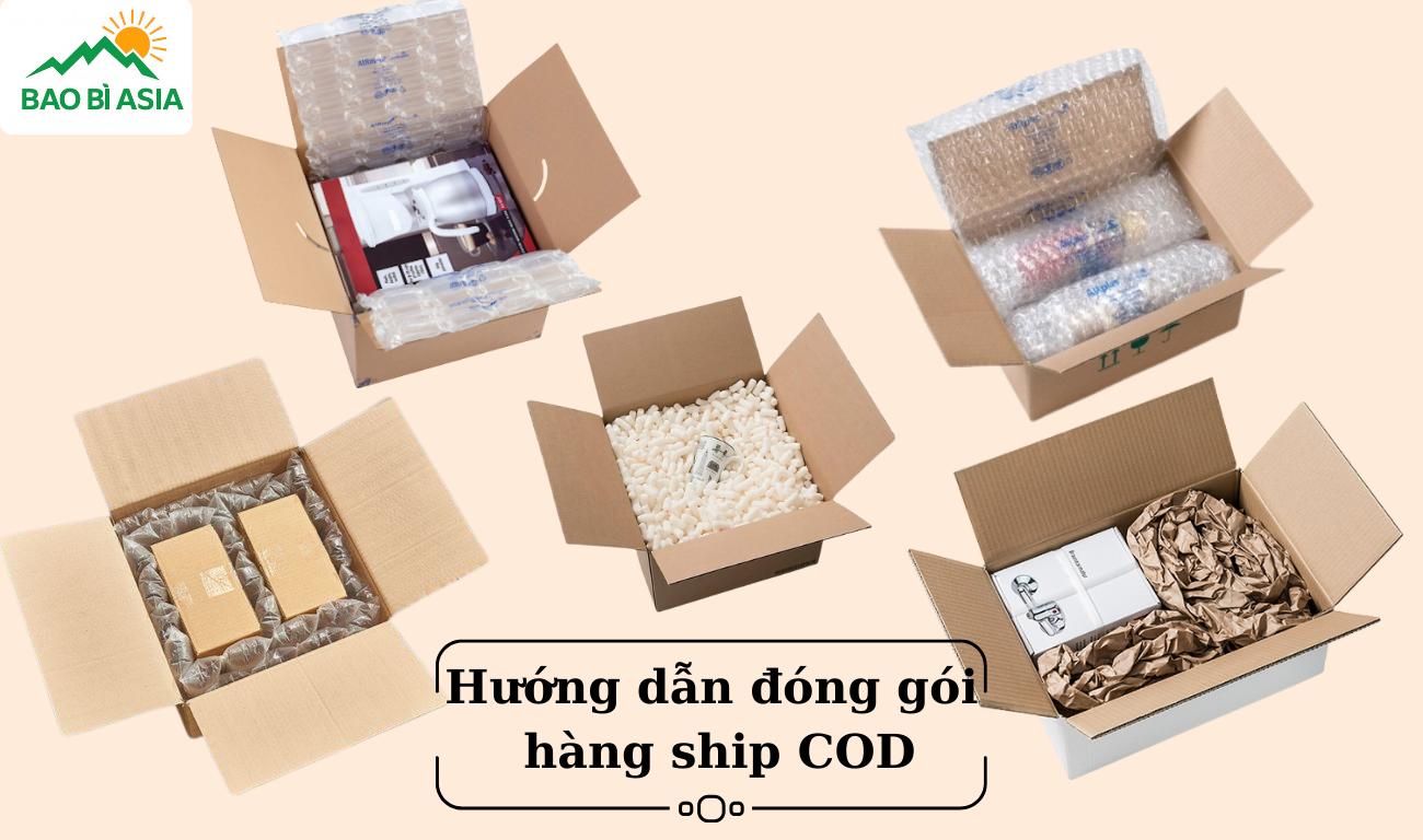 Hướng dẫn cách đóng gói hàng ship COD