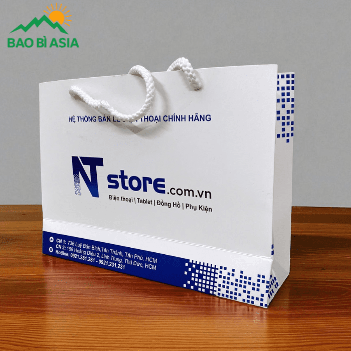 Mẫu túi giấy tại Bao Bì Asia