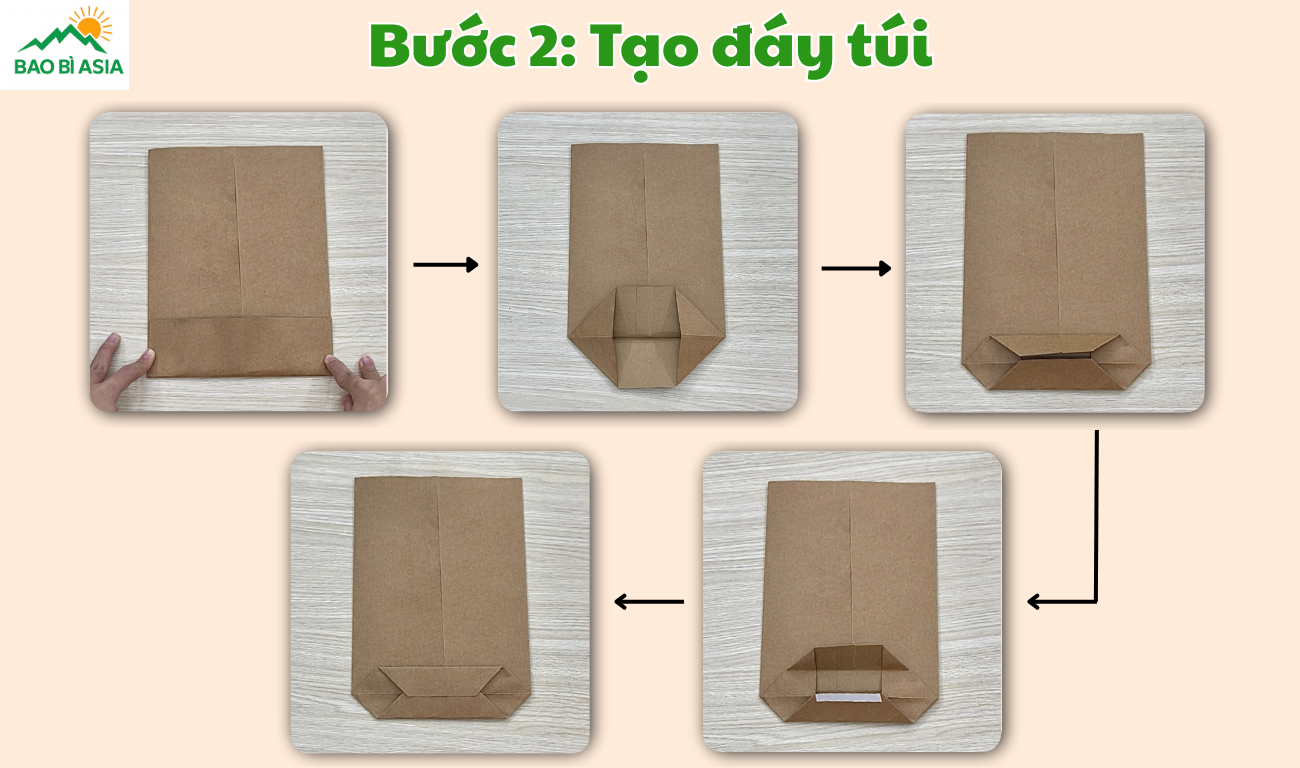 Cách làm túi giấy: Bước 2
