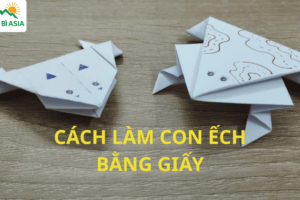 Cách gấp con ếch bằng giấy