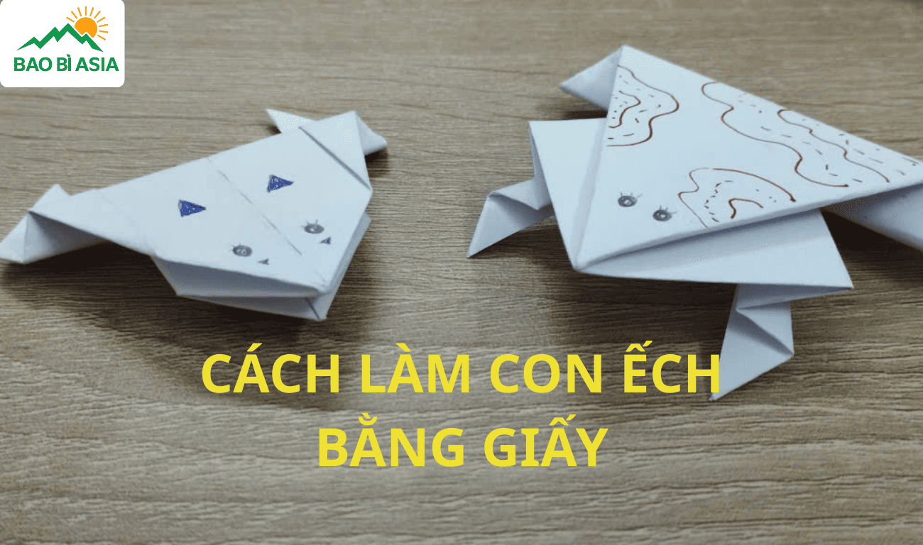 Cách gấp con ếch bằng giấy