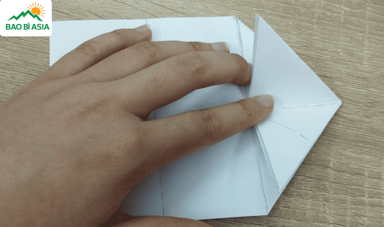 Ếch origami Bước 5