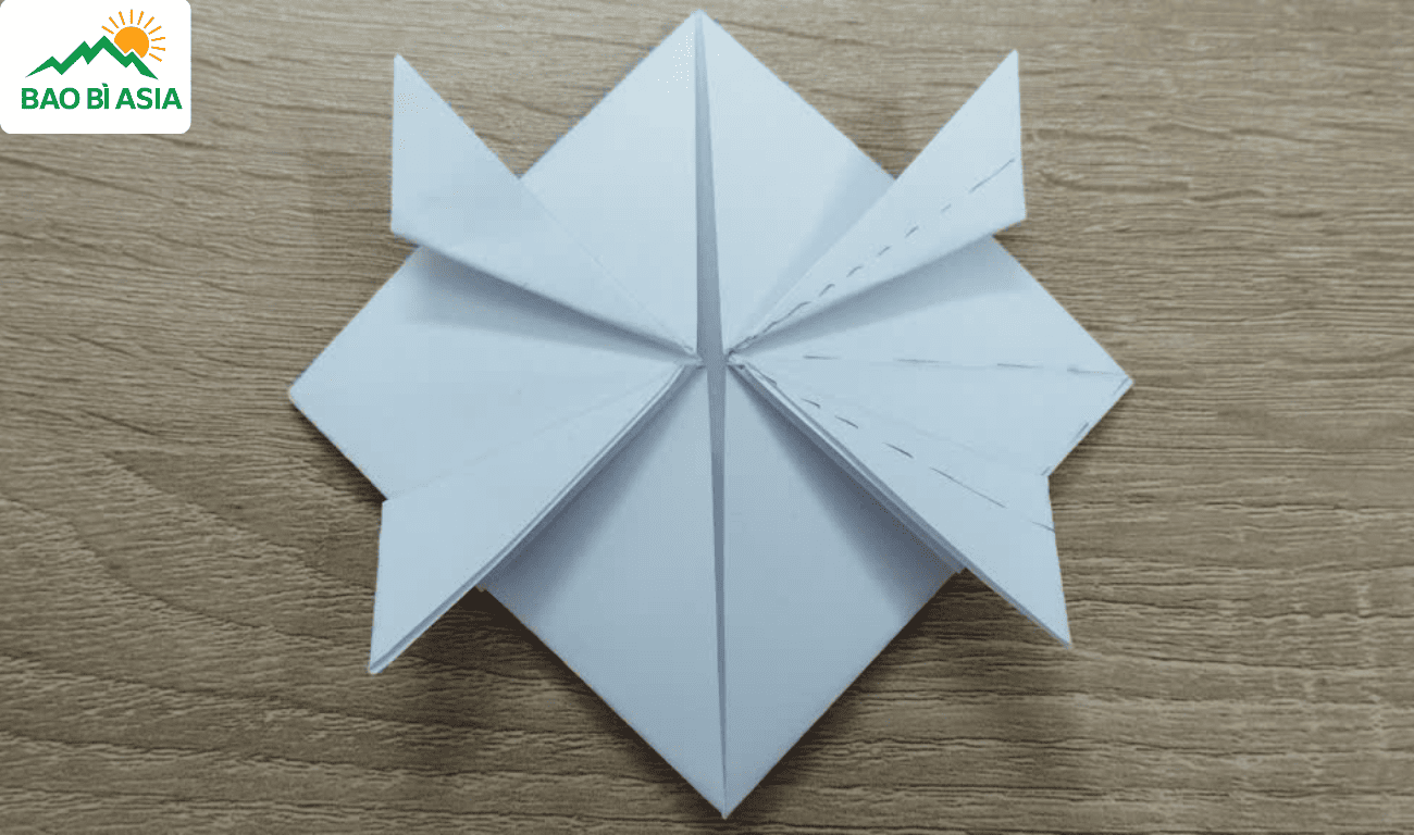 Ếch origami Bước 10