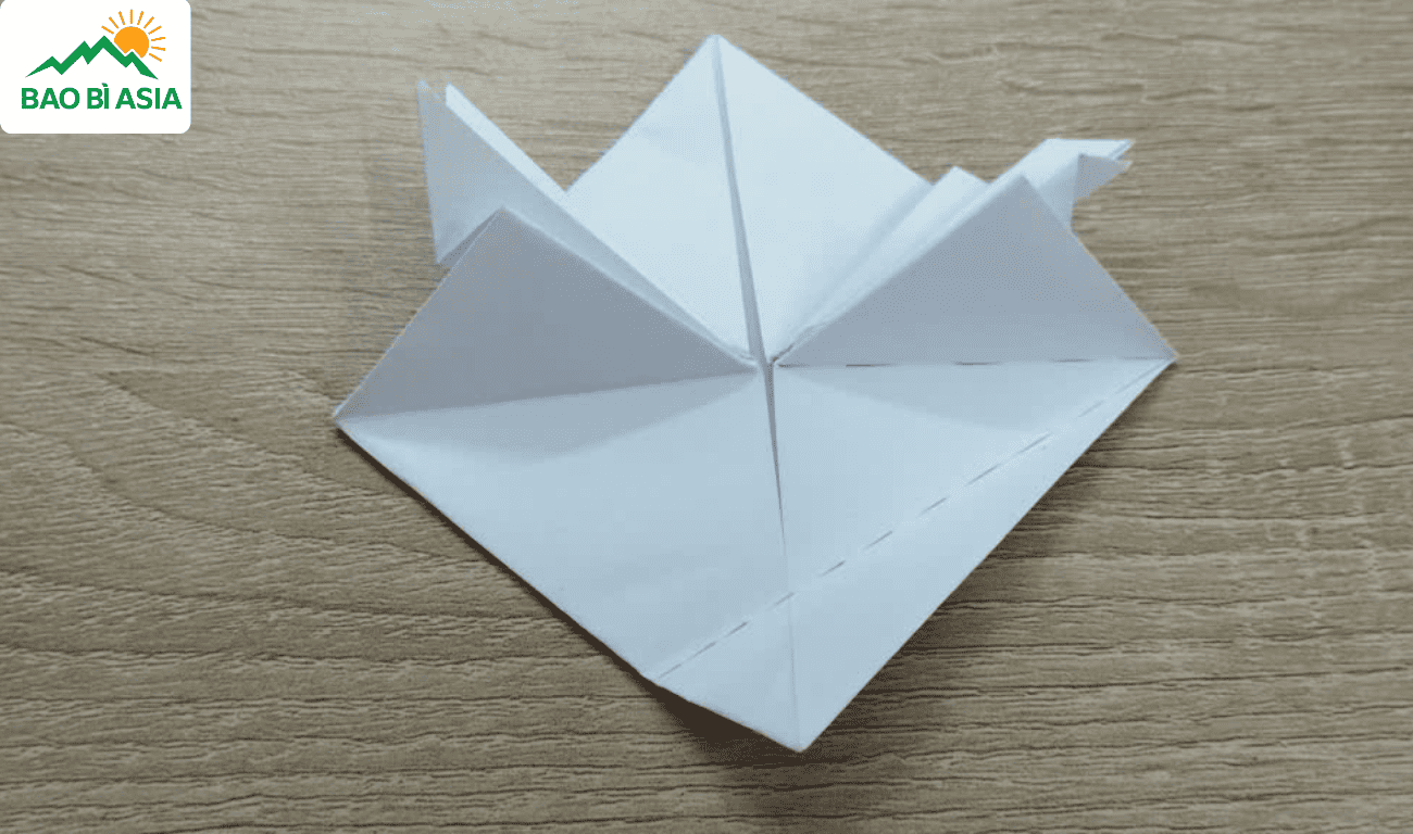 Ếch origami Bước 12