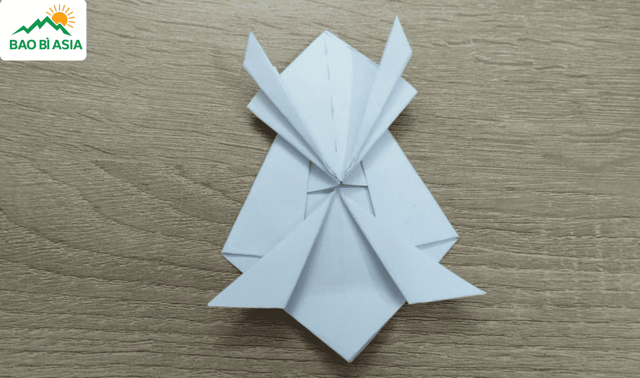 Ếch origami Bước 13
