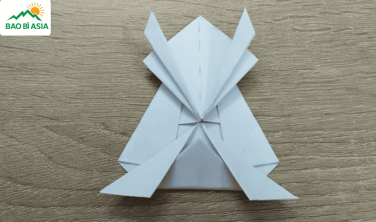 Ếch origami Bước 15