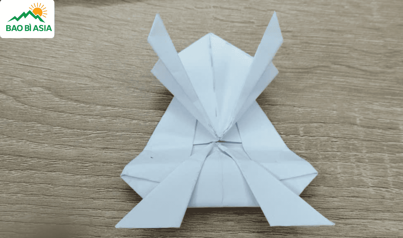 Ếch origami Bước 14