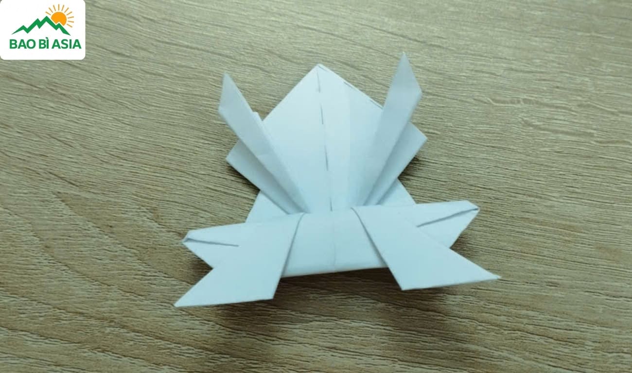 Ếch origami Bước 17