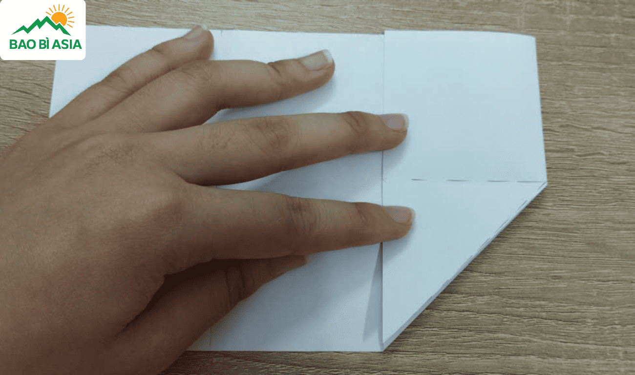 Ếch origami Bước 4