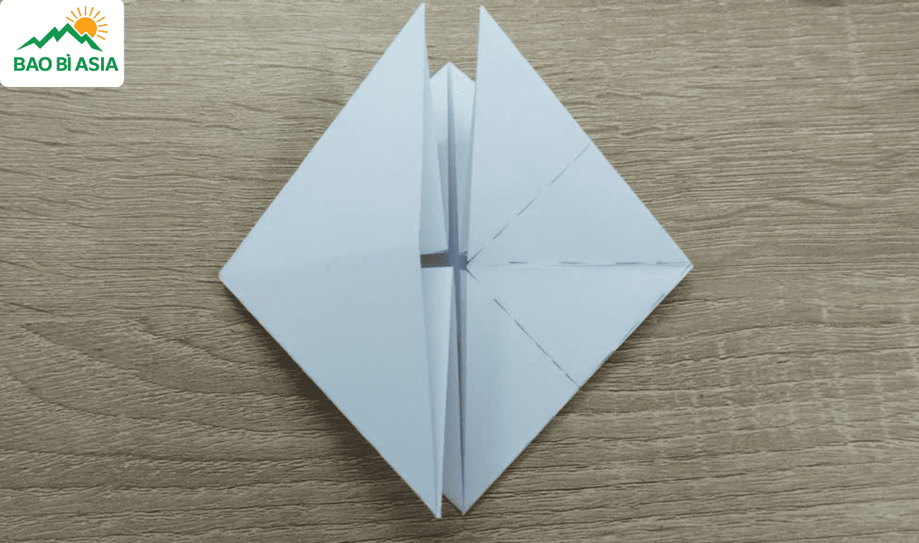 Ếch origami Bước 7