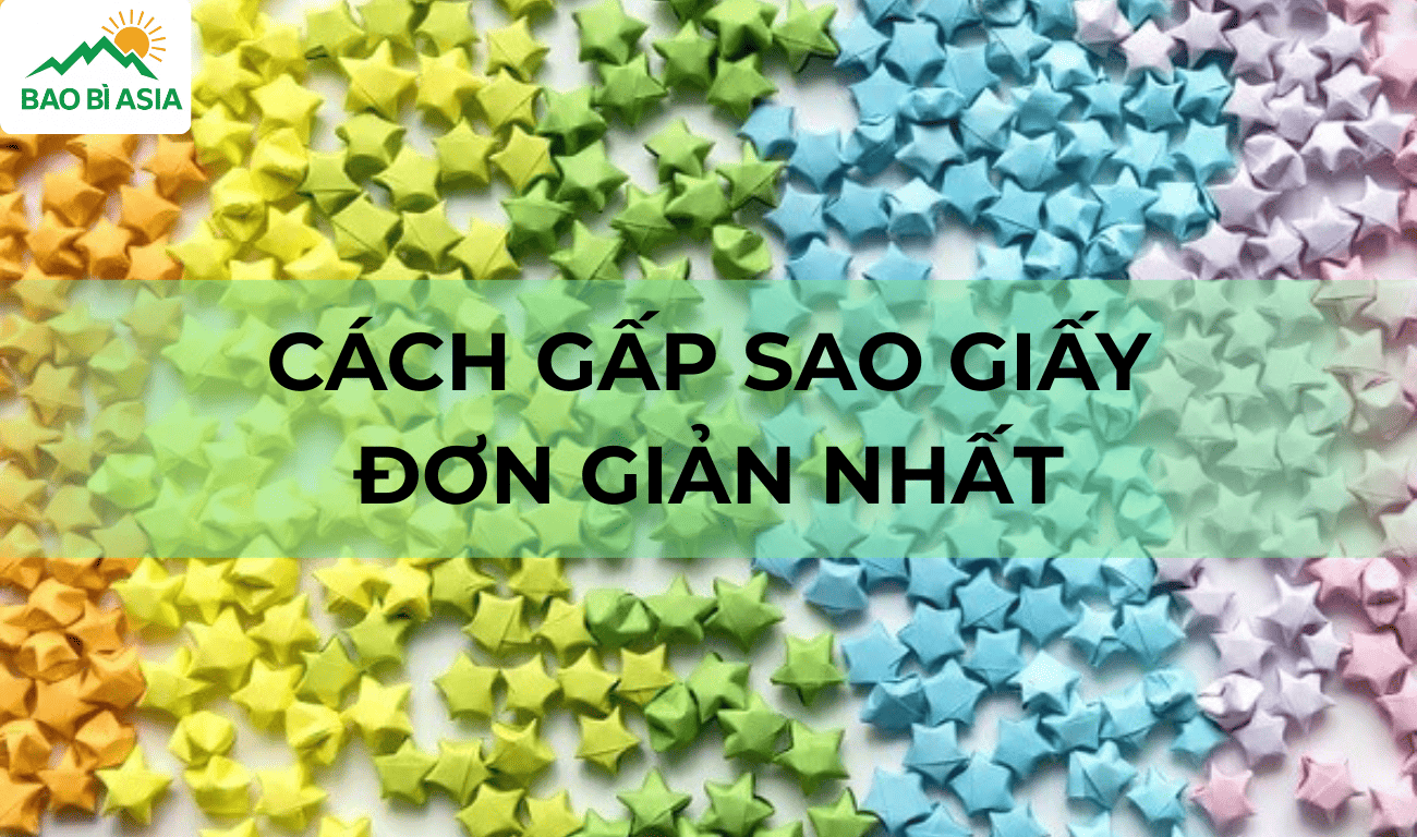 Cách gấp ngôi sao giấy