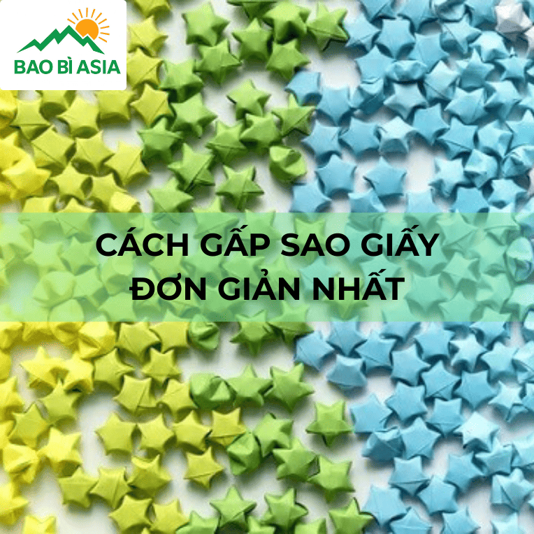 Cách gấp sao giấy
