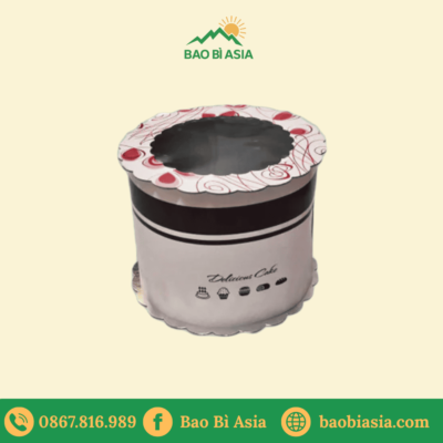HGB1 - Hộp Bánh Kem Tròn