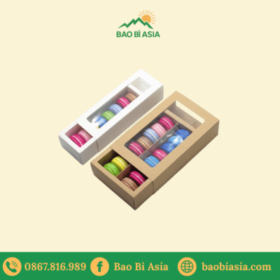 HGB19 - Hộp Giấy Đựng Bánh Dạng Ngăn Kéo