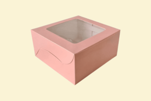 HGB20 - Hộp Giấy Kraft Vuông Đựng Bánh Thông Dụng