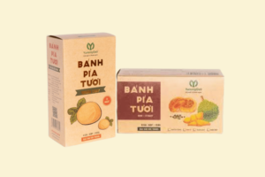 HGB23 - Hộp Giấy Đựng Bánh Pía (2-4 cái)