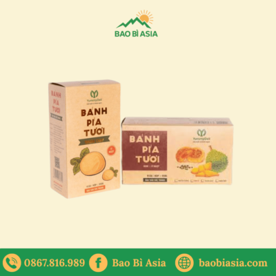 HGB23 - Hộp Giấy Đựng Bánh Pía (2-4 cái)