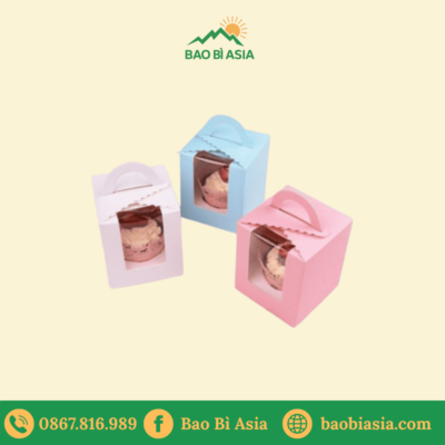 HGB3 - Hộp Đựng Bánh Cupcake Đơn