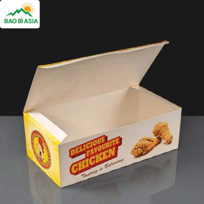 40+ Mẫu Hộp Giấy Đựng Gà Rán An Toàn, Chất Lượng, Giá Rẻ