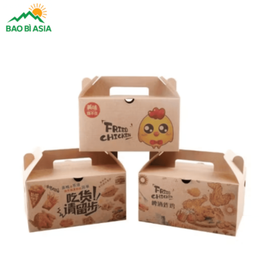 40+ Mẫu Hộp Giấy Đựng Gà Rán An Toàn, Chất Lượng, Giá Rẻ