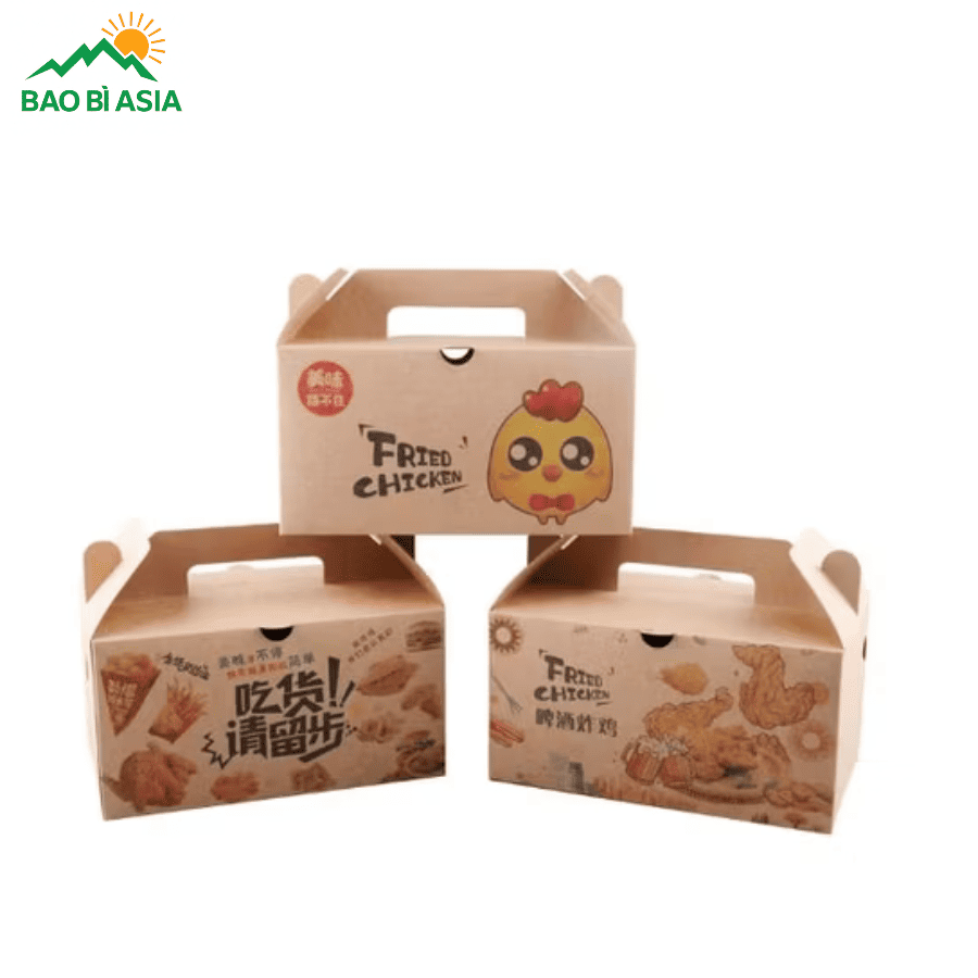 Hộp đựng gà rán mẫu 20