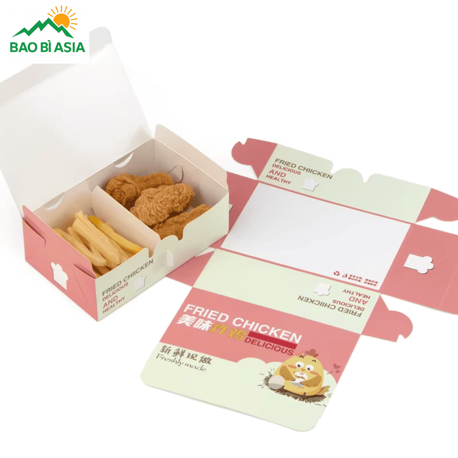 Hộp đựng gà rán mẫu 21