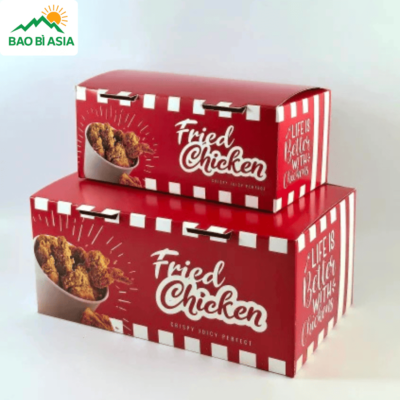 40+ Mẫu Hộp Giấy Đựng Gà Rán An Toàn, Chất Lượng, Giá Rẻ