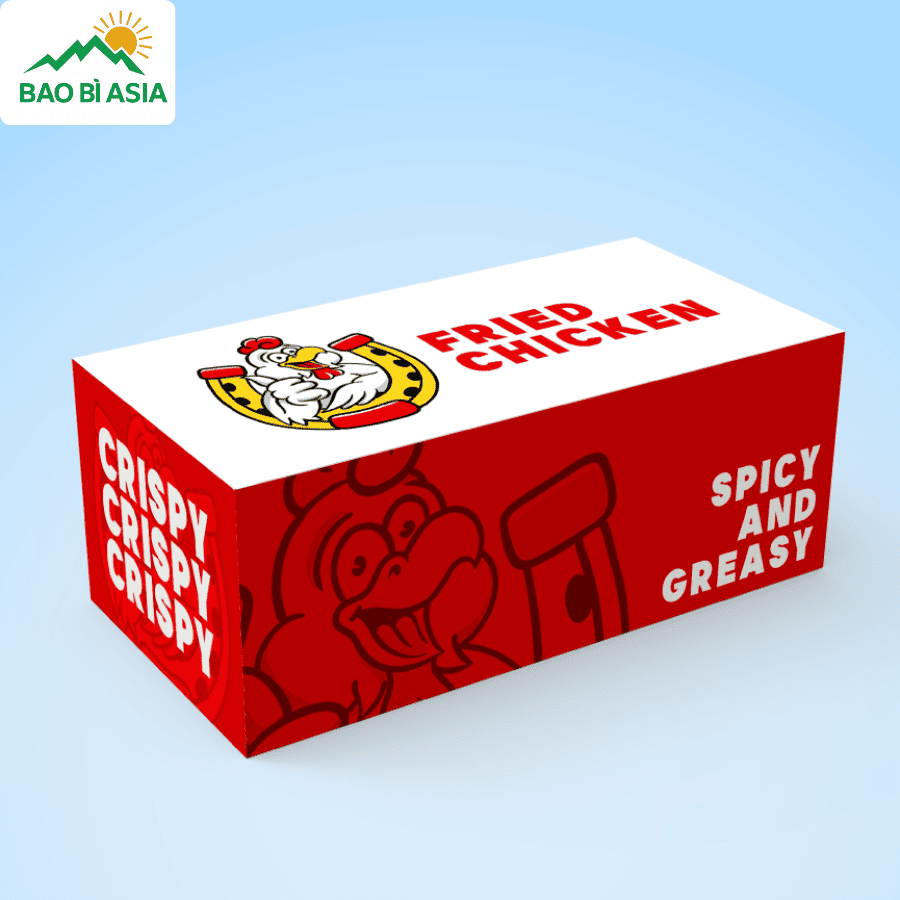Hộp đựng gà rán mẫu 7