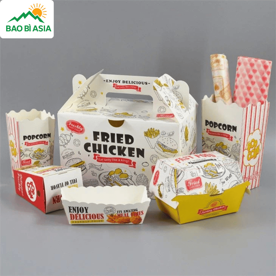 Hộp đựng gà rán mẫu 9