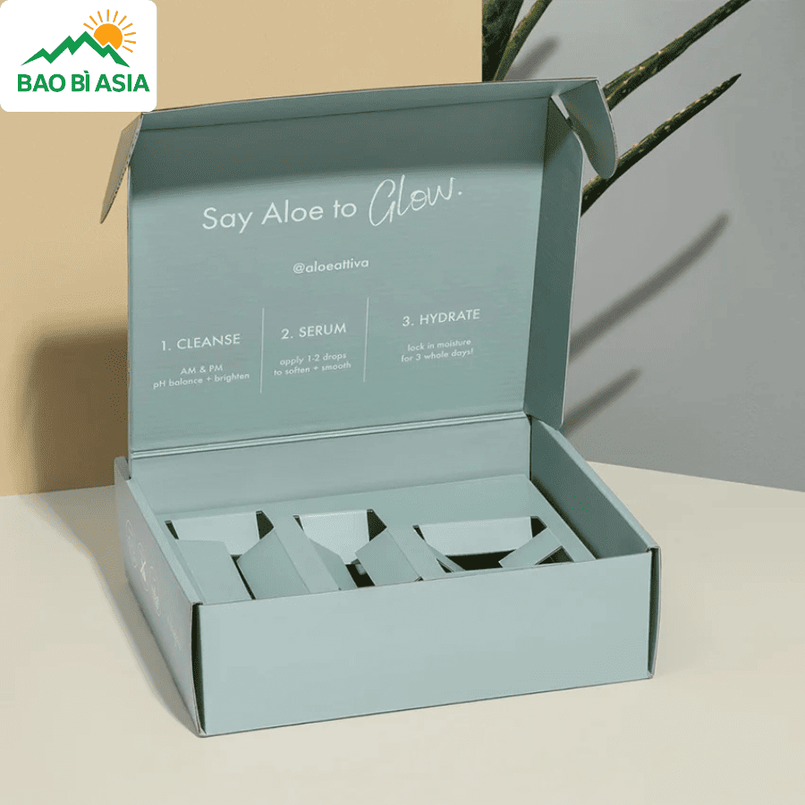 Hộp giấy mỹ phẩm mẫu 7