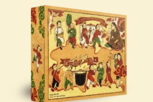 HQT12 - Hộp Đựng Quà Tết Hoa Văn Đông Hồ
