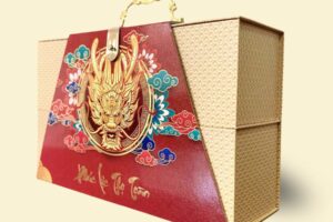 HQT03 - Hộp Đựng Quà Tết Chữ Nhật Phúc Lộc