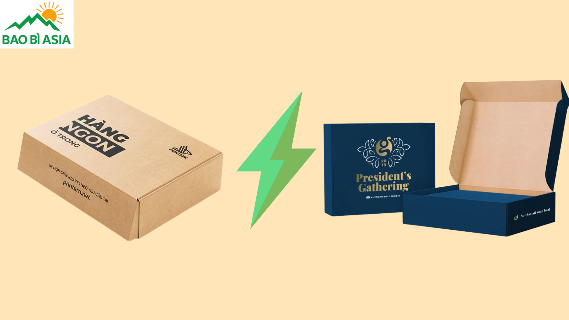 Sự khác nhau giữa hộp giấy có sẵn và hộp giấy được thiết kế