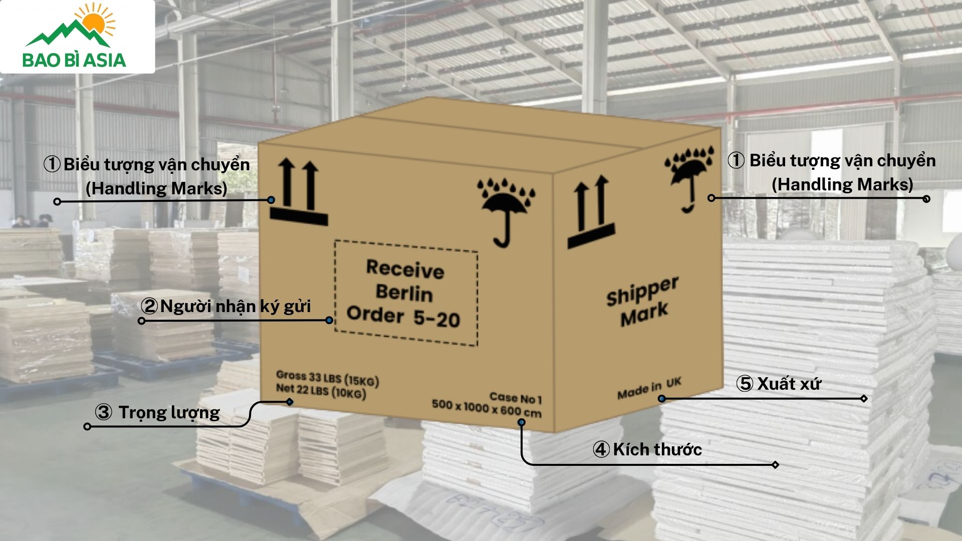 Mẫu Shipping Mark