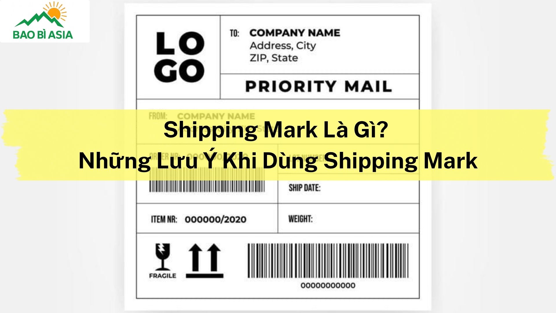 Shipping Mark Là Gì? Những Lưu Ý Khi Dùng Shipping Mark