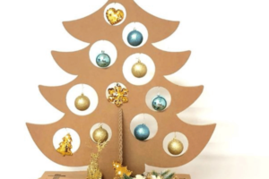 Mẫu cây thông Noel bằng giấy 4